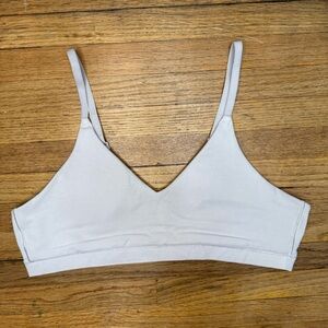 Athleta Light Cream Triangle Bralette
